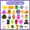 MGparty 42pcs Halloween Squishies Toys for Kids Party Favors Goodie Bag Fillers Prizes Halloween Decorations Stress Relief Toys for Adults view 2