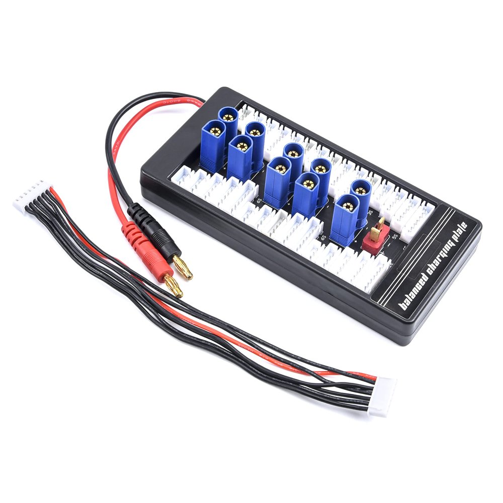 YoungRC EC5 Parallel Charging Board 2S-6S Lipo Battery Balance Charge Board Expansion Board for RC Drone Helicopter Battery Charger
