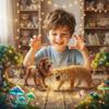 Gemini&Genius Safari Animal Figures Toys, Tiger Figurine Wildlife World Figures for Nature Science Learning, Jungle Animals Gifts for Kids view 2