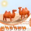 Charniol 24 Pcs Camel Figurines Hand Painted Miniature Animal Statue Desert Camel Figures Animal Figurines Toys Models for Table Desktop Cake Toppers Collection Home Ornaments Decor view 3