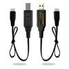SUPULSE 2S Lipo Battery USB Charger Cable with XH-3P Connector Plug Fast Charging 2Pack 7.4V 2S Lipo Battery Charger for SCX24 RC Car/Plane/Drone/Gel Blaster view 1
