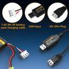 SUPULSE 2S Lipo Battery USB Charger Cable with XH-3P Connector Plug Fast Charging 2Pack 7.4V 2S Lipo Battery Charger for SCX24 RC Car/Plane/Drone/Gel Blaster view 2