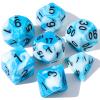 CiaraQ DND Polyhedral Dice Set with a Black Dice Bag for D&D RPG MTG Role Playing Table Games view 1