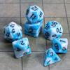 CiaraQ DND Polyhedral Dice Set with a Black Dice Bag for D&D RPG MTG Role Playing Table Games view 2
