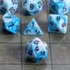 CiaraQ DND Polyhedral Dice Set with a Black Dice Bag for D&D RPG MTG Role Playing Table Games view 4