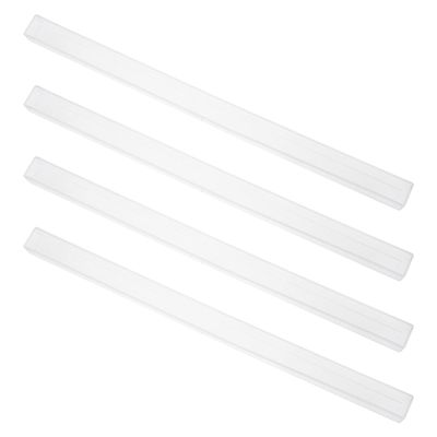 YARNOW Transparent Mahjong Display Rack, Set of 4 Mahjong Tile Pushers, Mahjong Racks with Pushers ( 9.8 Inch Long )