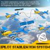 GoolRC RC Airplane, 2.4GHz 4CH Remote Control Airplane, Ready to Fly RC Plane with 6-Axis Gyro, RC Aircraft Flight Toys with One-Key Aerobatic, One-Key U-Turn for Adults and, Included 3 Batteries view 3