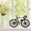 Pssopp DIY Bike Model Ornament, Erosion Alloy Material Delicate Craftsmanship Finger Mountain Bike Model for Home Desktop Decor(7.5 x 5.1in) view 4