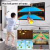 YRPRSODF TV Game Console Built in 100+ Gam ES, Video Game Machine with 2.4G Wireless Gamepad Somatosensory Control, USB Plug and Play, Kid & Adult Interactive& Puzzle Games,Grey view 4