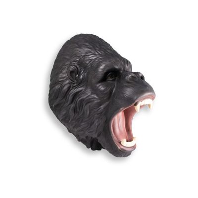 Deluxebase Wild Play Puppets for Kids - Realistic Gorilla Hand Puppets for Children. Made from Eco Friendly and Natural Latex Rubber, A Safari Animal Toy Puppet for Pretend Play for Girls and Boys