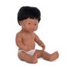 Miniland Doll 15'' Hispanic Boy with Down Syndrome (Polybag) - Made in Spain, Anatomically Correct, Quality view 1