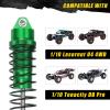 RCAWD Front Rear Shock Absorber for LOSI 1/10 Lasernut U4, Tenacity DB Pro, TENACITY TT Pro 4WD SCT Upgrades Green view 2