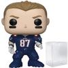 POP Football: Patriots - Rob Gronkowski (Color Rush) Funko Vinyl Figure (Bundled with Compatible Box Protector Case) view 1