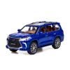 Diecast car Model 1/24 Scale - Zinc Alloy Pull Back Toy car with Sound and Light, Collectible Toys Vehicle for Adults and Boys Girls (Blue) view 1