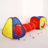 LimitlessFunN 3pc Pop Up Kids Play Tent, Crawl Tunnel, Ball Pit | Includes Carrying Case |, Children Indoor Playhouse for Baby, Toddlers, Boys & Girls, 47" D x 126" W x 34" H view 1