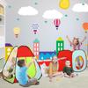 LimitlessFunN 3pc Pop Up Kids Play Tent, Crawl Tunnel, Ball Pit | Includes Carrying Case |, Children Indoor Playhouse for Baby, Toddlers, Boys & Girls, 47" D x 126" W x 34" H view 2