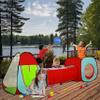 LimitlessFunN 3pc Pop Up Kids Play Tent, Crawl Tunnel, Ball Pit | Includes Carrying Case |, Children Indoor Playhouse for Baby, Toddlers, Boys & Girls, 47" D x 126" W x 34" H view 3