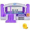 Sunny & Fun Inflatable Bounce House | Giant 12x10.5 Feet Blow-Up Jump Bouncy Castle for Kids with Air Blower, Stakes & Repair Kit | Easy Set Up for Hours of Backyard Play & Party Fun | Ages 3-11 view 1