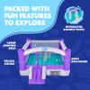 Sunny & Fun Inflatable Bounce House | Giant 12x10.5 Feet Blow-Up Jump Bouncy Castle for Kids with Air Blower, Stakes & Repair Kit | Easy Set Up for Hours of Backyard Play & Party Fun | Ages 3-11 view 2