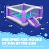 Sunny & Fun Inflatable Bounce House | Giant 12x10.5 Feet Blow-Up Jump Bouncy Castle for Kids with Air Blower, Stakes & Repair Kit | Easy Set Up for Hours of Backyard Play & Party Fun | Ages 3-11 view 3