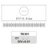 Lab Microscope Slides 0.01MM Microscope Stage Micrometer Glass Slide Reticle Microscope Parts view 2