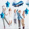 31inch Large Airplane Blue Party Decoration Airplane Balloon Birthday Party Supplies (Two airplanes) view 4