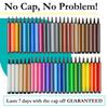 The Pencil Grip Magic Tri Stix, Non-Toxic and Washable Markers For Kids, 48 set, 36 Rainbow + 12 Global Skin Tone Markers, TPG-390 view 2
