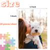 12 Sets Blank White Jigsaw Puzzles,Sublimation Puzzle Craft,White DIY Custom Puzzle for Heat Press Thermal Transfer Puzzle Craft(A5-20 Style) view 2