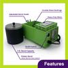 WireJewelry Single Barrel Rock Tumbler with 3 Pound Capacity Drum view 4