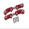 6pc setUpgrades Aluminum+Stainless Steel Adjustable Front Steering Tie Rod Team CORALLY 1/10 SKETER XL4S Brushless Moster Truck C-00191 RC Cars by GPM (red) view 1