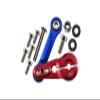 12pc Set Upgrades Aluminum Tie Rod+23T Servo Horn ARRMA 1/8 KRATON ARA106040T1/T2 RC Cars by GPM (Black) view 1