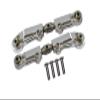 6pc setUpgrades Aluminum+Stainless Steel Adjustable Front Steering Tie Rod Team CORALLY 1/10 SKETER XL4S Brushless Moster Truck C-00191 RC Cars by GPM (Silver) view 1