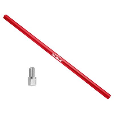 OGUNKE RC Aluminum Alloy Driveshaft Perfect Upgrade for Traxxas 4X4 Center Driveshaft (Red)