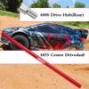 OGUNKE RC Aluminum Alloy Driveshaft Perfect Upgrade for Traxxas 4X4 Center Driveshaft (Red) view 4
