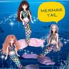 3 Sets Mermaid Doll Accessories Clothes Tail Dress Set Colorful Bikini Swimwear for 11.5-12 Inch Doll(Cute Style,Blue, Pink, Purple) view 2