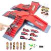 Gr8ware Skateboard Ramp 6-in-1, Fingerboard Half Pipe Ramp, Mini Skateboards for Fingers, Finger Skateboards Kit for Fingerboards Training Props Interactive Freestyle Skate Game for Kids Adults view 1