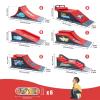 Gr8ware Skateboard Ramp 6-in-1, Fingerboard Half Pipe Ramp, Mini Skateboards for Fingers, Finger Skateboards Kit for Fingerboards Training Props Interactive Freestyle Skate Game for Kids Adults view 2
