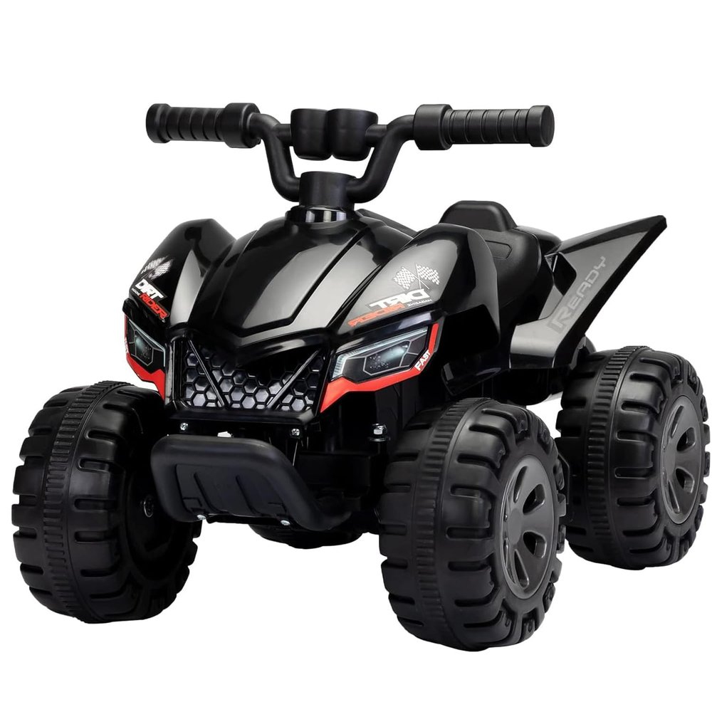 TOBBI Ride On Toy for Toddler, Kids Quad 4 Wheeler with Cool Spraying System, Power-Wheel ATV Driving Play Car Electric Ride Vehicles with Music Player for Toddlers Kids Children Aged 1-3