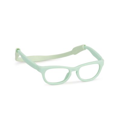 Miniland Turquoise Glasses for 15 inches Dolls, Enhance Realism in Play with Stylish Accessories for Reborn Baby Dolls & Inclusive, Perfect for Baby Doll Enthusiasts Play, Toddler Toys | Green