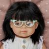 Miniland Turquoise Glasses for 15 inches Dolls, Enhance Realism in Play with Stylish Accessories for Reborn Baby Dolls & Inclusive, Perfect for Baby Doll Enthusiasts Play, Toddler Toys | Green view 2