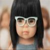 Miniland Turquoise Glasses for 15 inches Dolls, Enhance Realism in Play with Stylish Accessories for Reborn Baby Dolls & Inclusive, Perfect for Baby Doll Enthusiasts Play, Toddler Toys | Green view 3