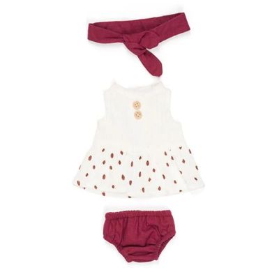 Miniland Clothes for Dolls 12'' 5/8 Dune Girl Set - Quality, Role Play, Educational
