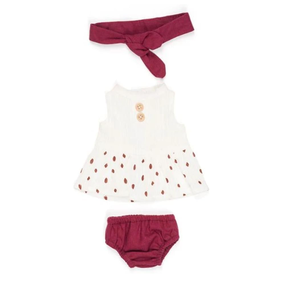 Miniland Clothes for Dolls 12'' 5/8 Dune Girl Set - Quality, Role Play, Educational