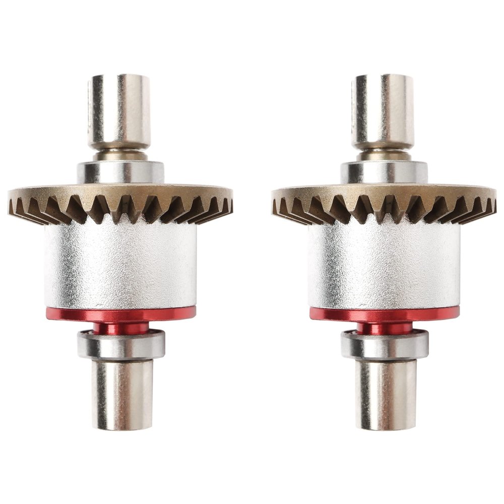 GDOOL 2 Pieces Metal Differential Replacement Spare Parts Accessories Compatible with WLtoys 1/12 Scale 124016 124017 124018 124019 RC Car Upgrade Parts