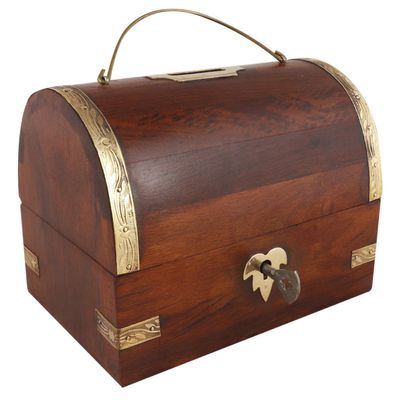 Zifron Wood Store Wooden Money Bank for Kids/Adults/Boys/Girls with Lock|Piggy Bank Wooden Big Size|Saving Box|Coin Box|Bank for Kids|Money Box with Lock