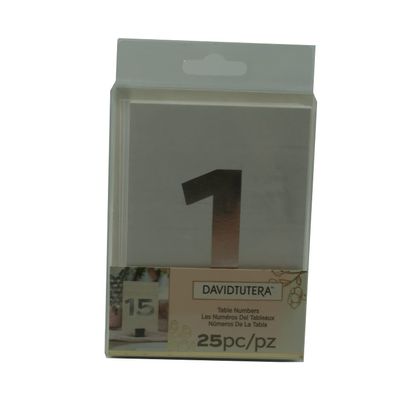 25PC Table Number Cards