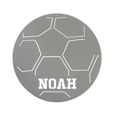 Sports Balls Magnetic Boards (Soccer) Basketball Decor Magnet Board for Wall Volleyball Stuff Baseball Room Decor for Boys Football Bulletin Board Decorations Gray