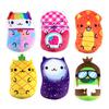 Cats vs Pickles - Mystery Bags - Chonks - 6pk Set B - Gold Wave - Bean Filled Plushies! Great for Stocking Stuffers, Advent Calendars, for Kids, Boys, & Girls. view 2