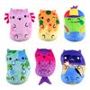 Cats vs Pickles - Mystery Bags - Chonks - 6pk Set A - Gold Wave - Bean Filled Plushies! Great for Stocking Stuffers, Advent Calendars, for Kids, Boys, & Girls. view 2