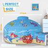 Skywin Air Tent for Kids (77 x 50) Builds in 30 Sec, Toddler Tents Indoor for Imaginative Play, Spacious Kids Forts Indoor Playhouse for Boys & Girls Ages 3-14 (Fan Not Incl) (Ocean Bubble) view 2